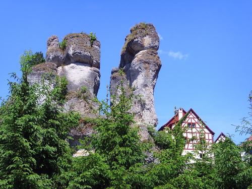 Malerische Felsgruppe